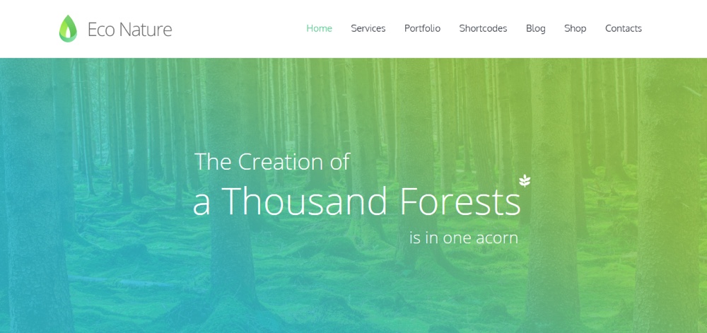 Tema de WordPress Eco Nature