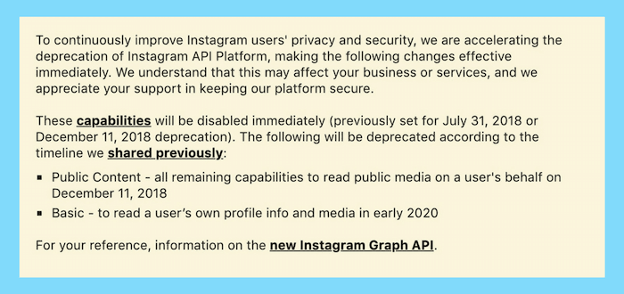 API de Instagram