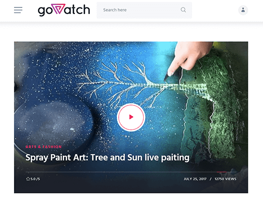 goWatch - Tema de video