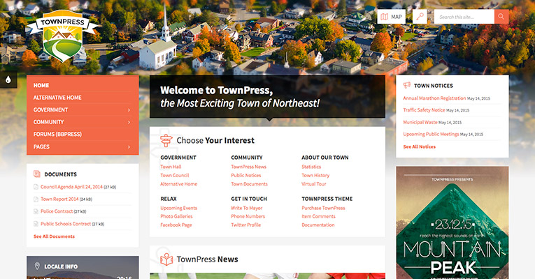 townpress-municipio-wordpress-tema