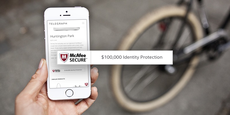 Protección de identidad SECURE de McAfee