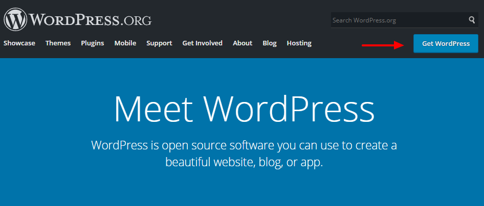 sitio web oficial de wordpress