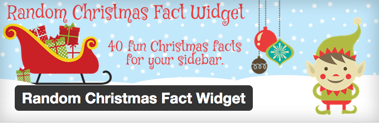Widget de hechos navideños aleatorios