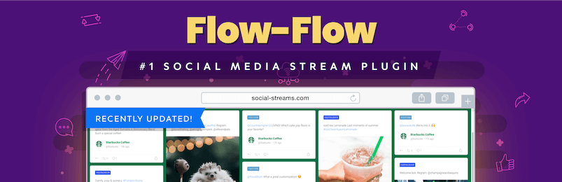 Complemento de WordPress Flow Flow Social Stream
