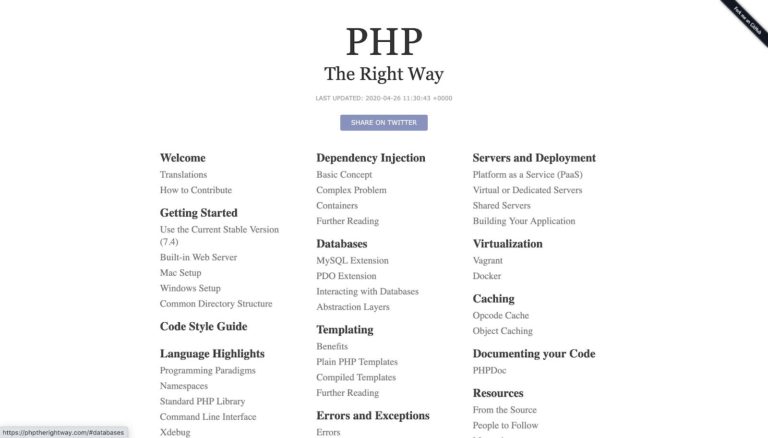 PHP de la manera correcta