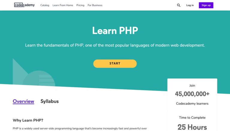 Aprenda PHP Codecademy