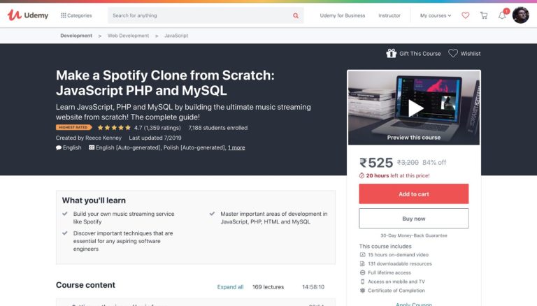 Hacer un clon de Spotify con PHP