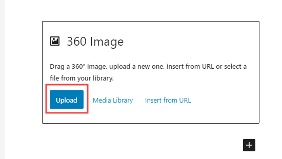 Cargar una imagen de 360 ​​grados en WordPress
