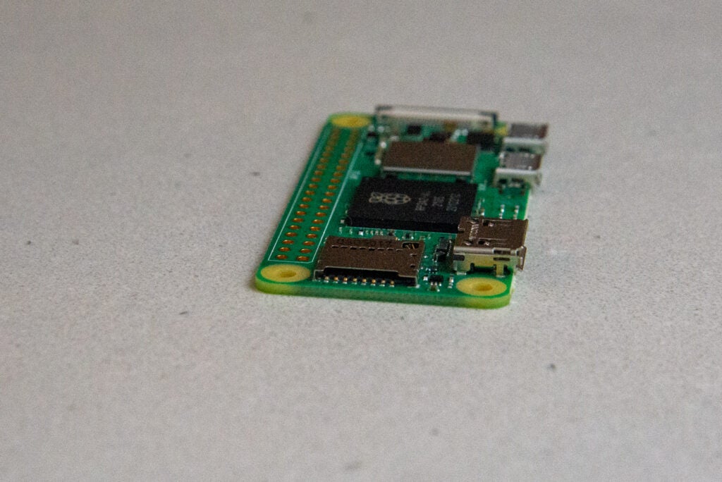 Ranura para tarjeta Micro SD Raspberry Pi Zero 2 W