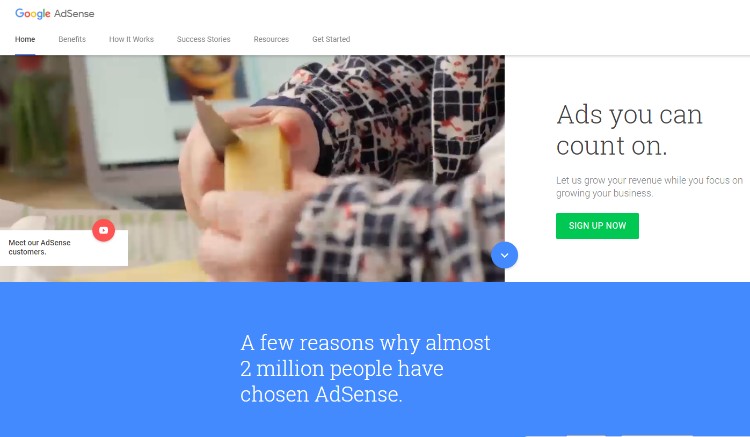 Google Adsense para agregar anuncios de contenido en línea a WordPress