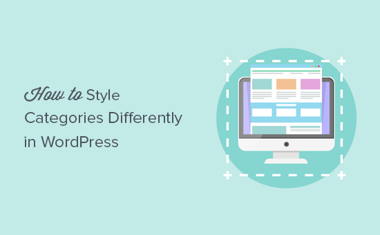 Cómo diseñar categorías de manera diferente en WordPress