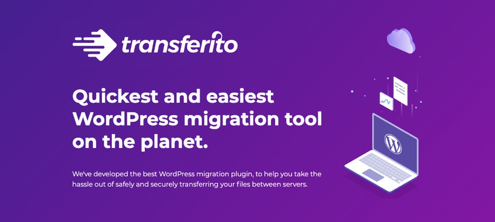 Complemento de migración de WordPress Transferito