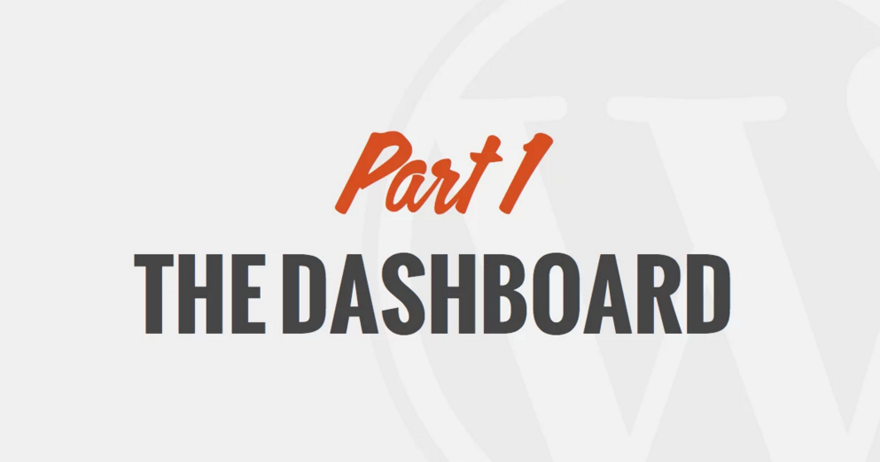 WP101: El panel de WordPress