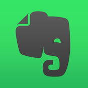 Aplicación Evernote para iOS