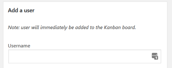 Tableros Kanban para el complemento de WordPress: configuración, usuarios, agregar usuario