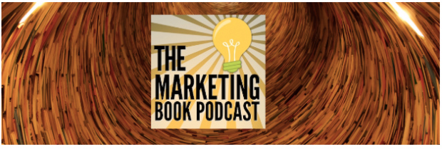 El banner del podcast del libro de marketing