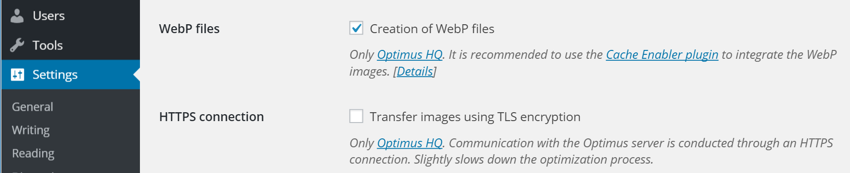 creación de archivos webp