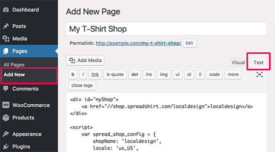 Creando tu página de tienda de camisetas en WordPress