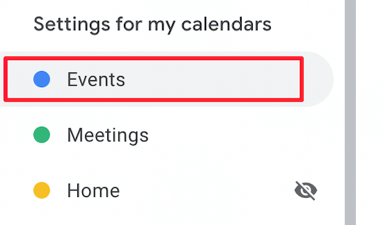 Haga clic en Google Calendar