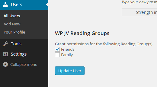 Agregar usuario al grupo de lectura
