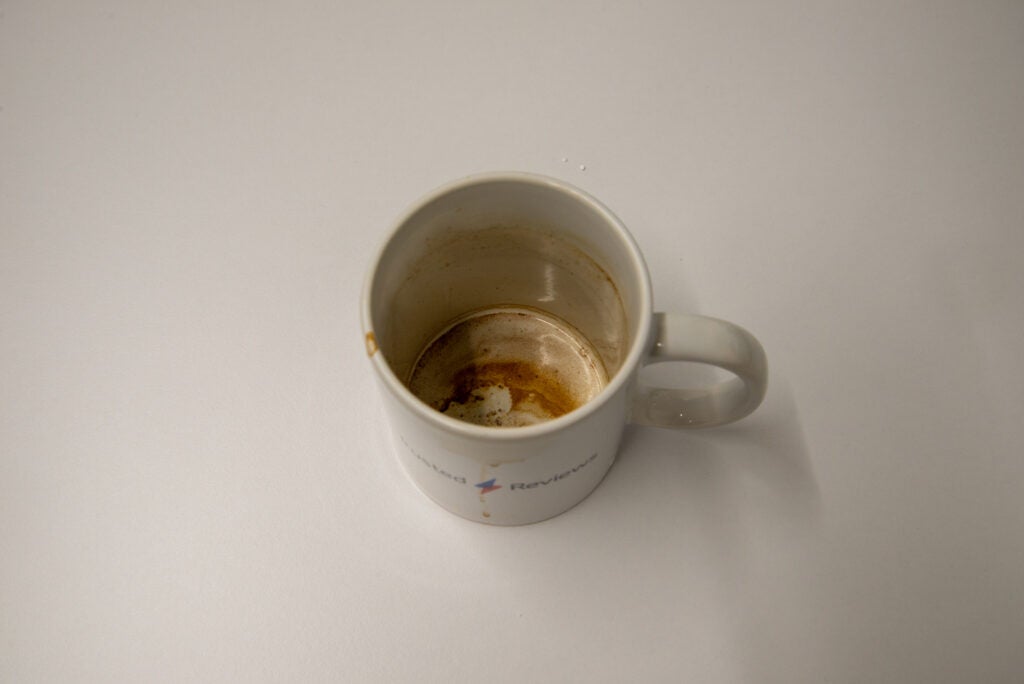 Taza de café sucia Indesit DFO 3T133 F UK
