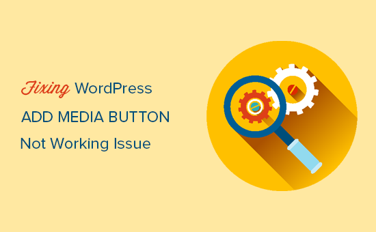 Arreglar el botón Agregar medios no funciona en WordPress