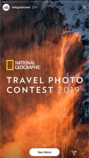 Concurso de historias de Instagram de National Geographic