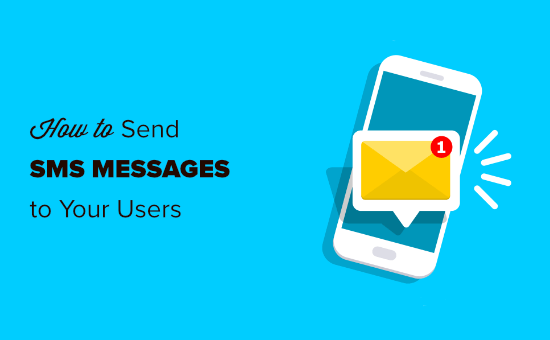 Envío de mensajes SMS a los usuarios de su sitio web