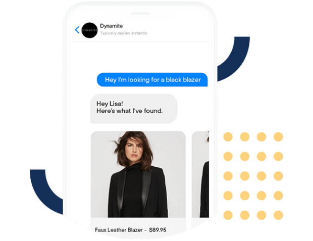 IA conversacional que recomienda productos en el chat de Heyday