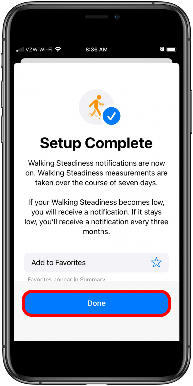 ¿Qué es Walking Steadiness en iPhone?