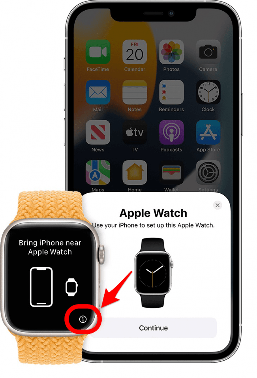 ¿dónde está el ícono i en Apple Watch, cuál es el ícono i en Apple Watch?