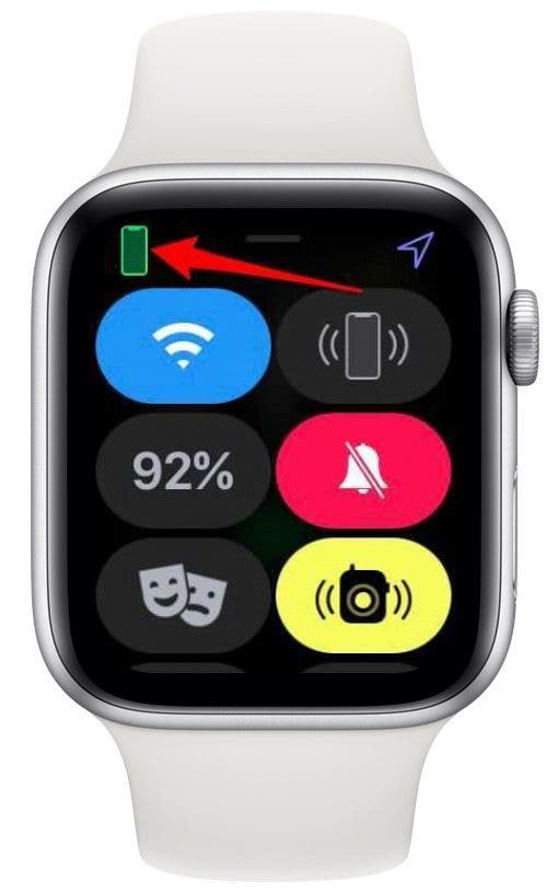 icono de teléfono verde significa que el iPhone está conectado con Apple Watch
