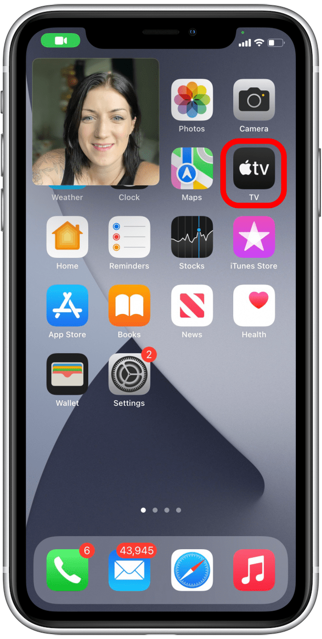 aplicación Apple TV