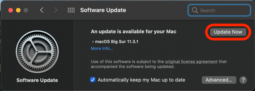 Actualice Mac si FaceTime no funciona