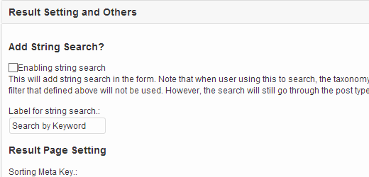 Adición de un formulario de búsqueda de palabras clave en la búsqueda de Ajax