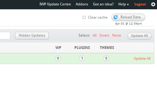 InfiniteWP le permite actualizar todos sus sitios web, complementos y temas de WordPress desde un panel