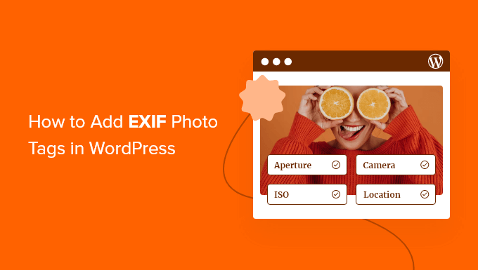 Cómo agregar etiquetas de fotos EXIF ​​en WordPress