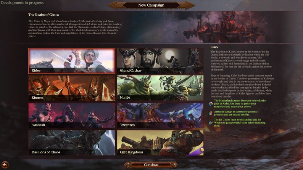 Facciones de Warhammer disponibles 