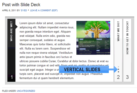 Demostración de SlideDeck