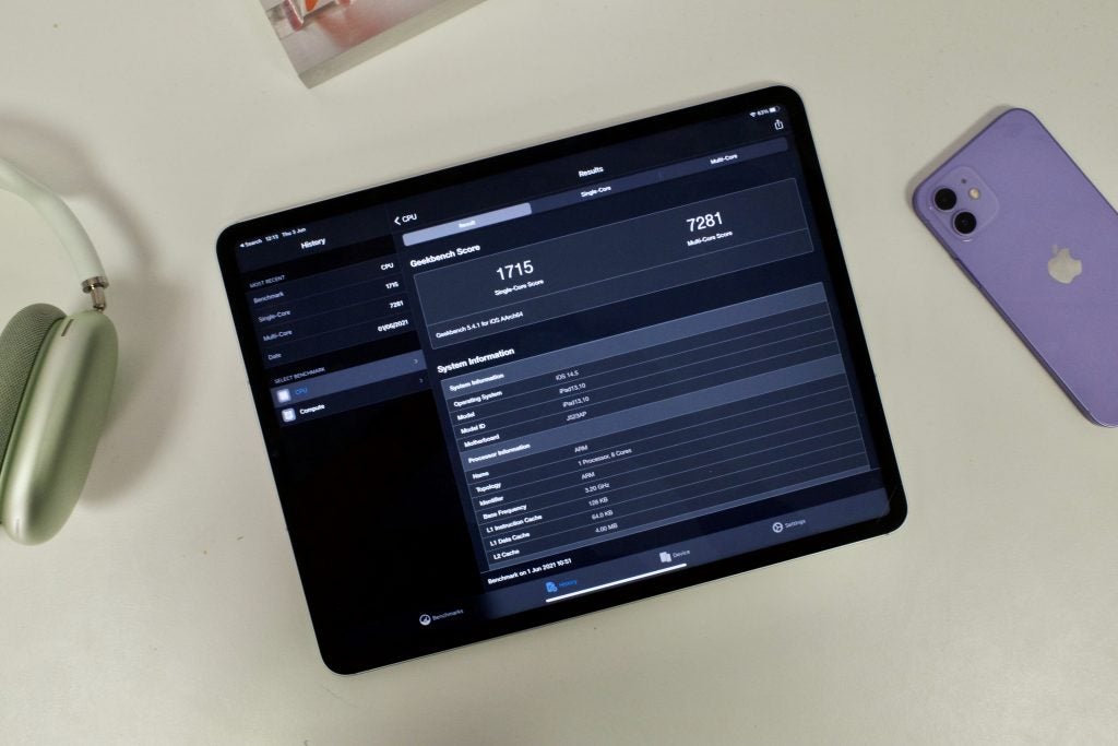 iPad Pro 2021 muestra puntuación de referencia en Geekbench
