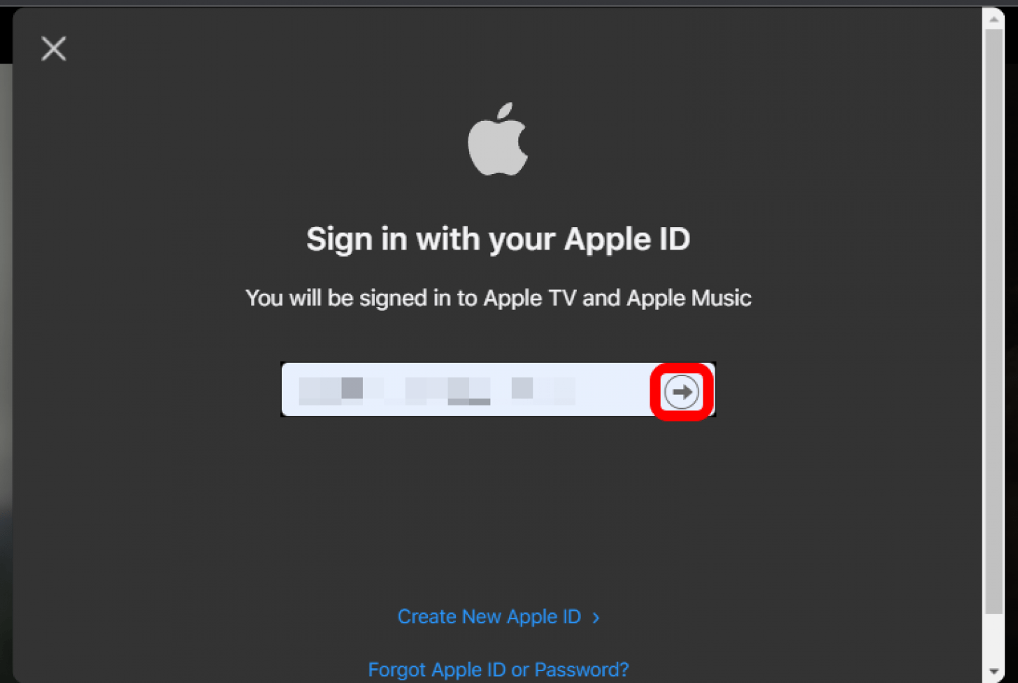 cómo ver ted lasso - ingrese la ID de Apple