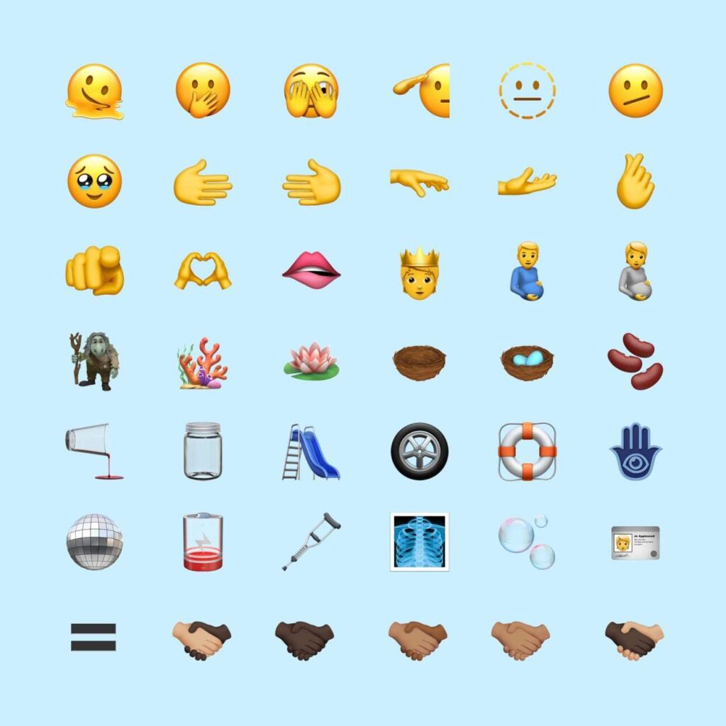 emojis de iOS 15.4