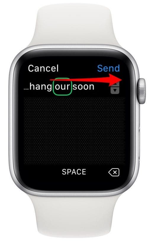 Cómo enviar mensajes de texto en un Apple Watch