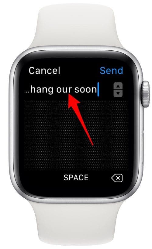 Mensajes de texto de Apple Watch