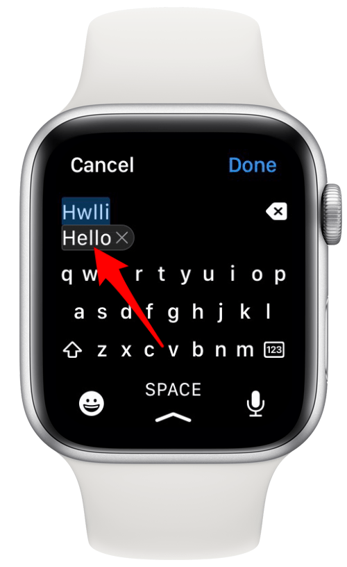 Tóquelo para corregir la ortografía: teclado gratuito para Apple Watch