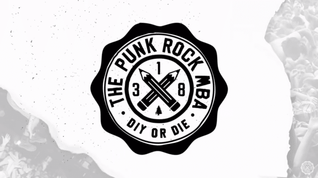 el logotipo personalizado punk rock MBA DIY o Die