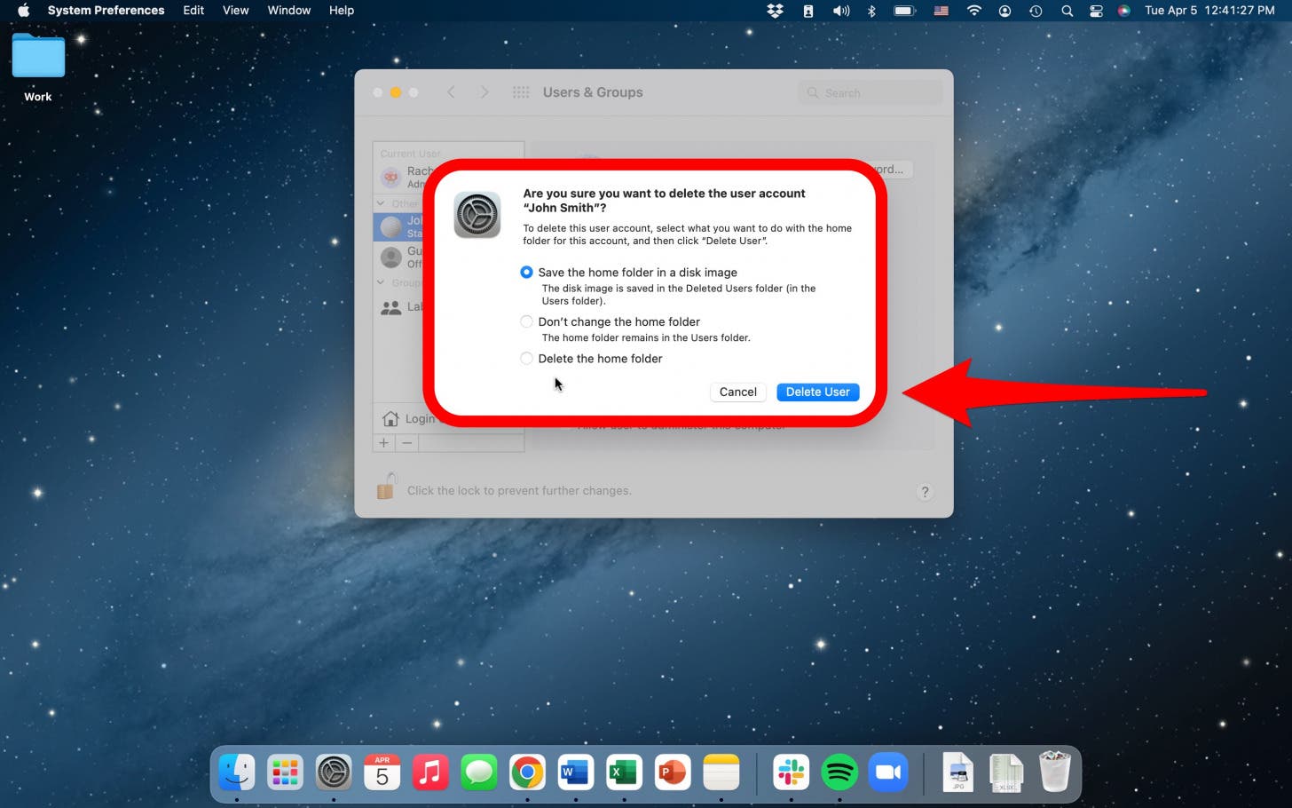 eliminar usuario en mac