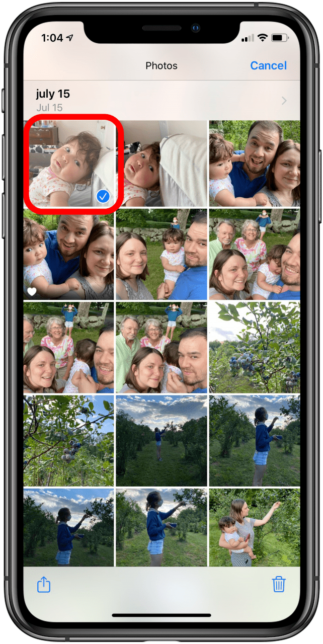 Una manera rápida y fácil de guardar fotos en el iPhone