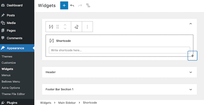 Cómo agregar un widget a la barra lateral de WordPress.