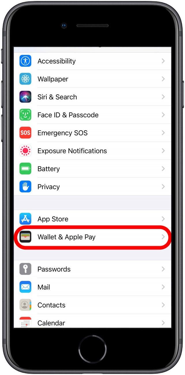 Wallet y Aplicar Pagar iPhone 8